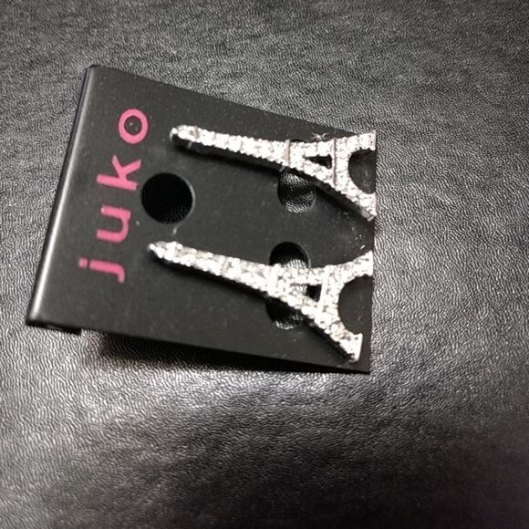 Juko Eiffel tower blingy earrings - Picture 5 of 8